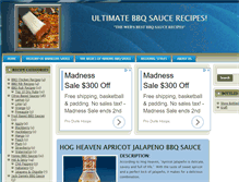 Tablet Screenshot of bbq-sauce-recipes.com